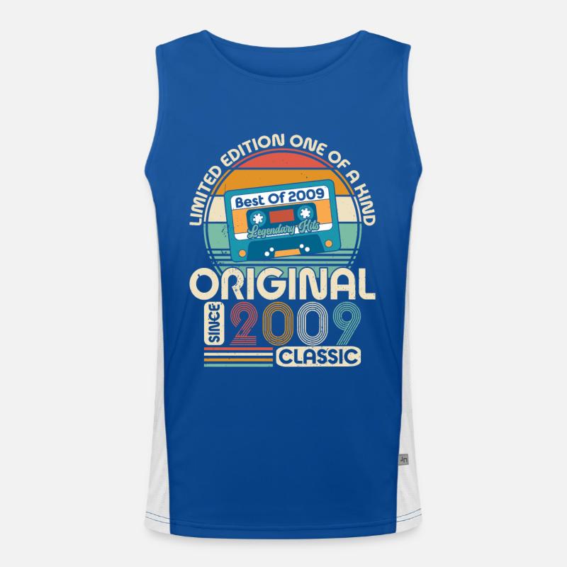 FABRIQUÉ EN 2009 Débardeur respirant contrasté Homme 