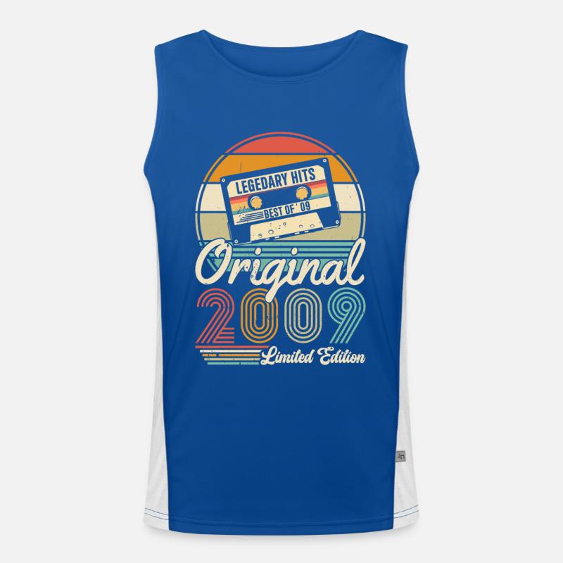 FABRIQUÉ EN 2009 Débardeur respirant contrasté Homme 