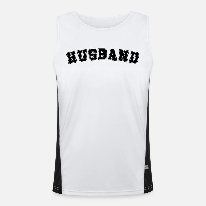 Ehemann Funktionelles Kontrast-Tank Top für Männer 