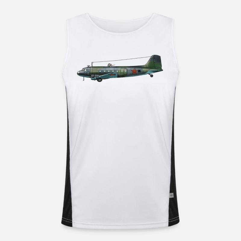 Li-2 Débardeur respirant contrasté Homme 