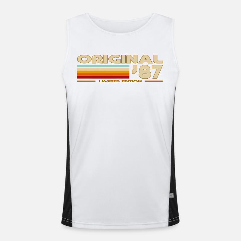 1987 Débardeur respirant contrasté Homme 