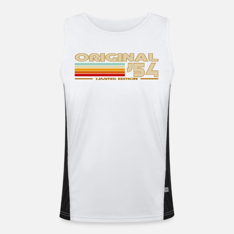1954 Funktionelles Kontrast-Tank Top für Männer 