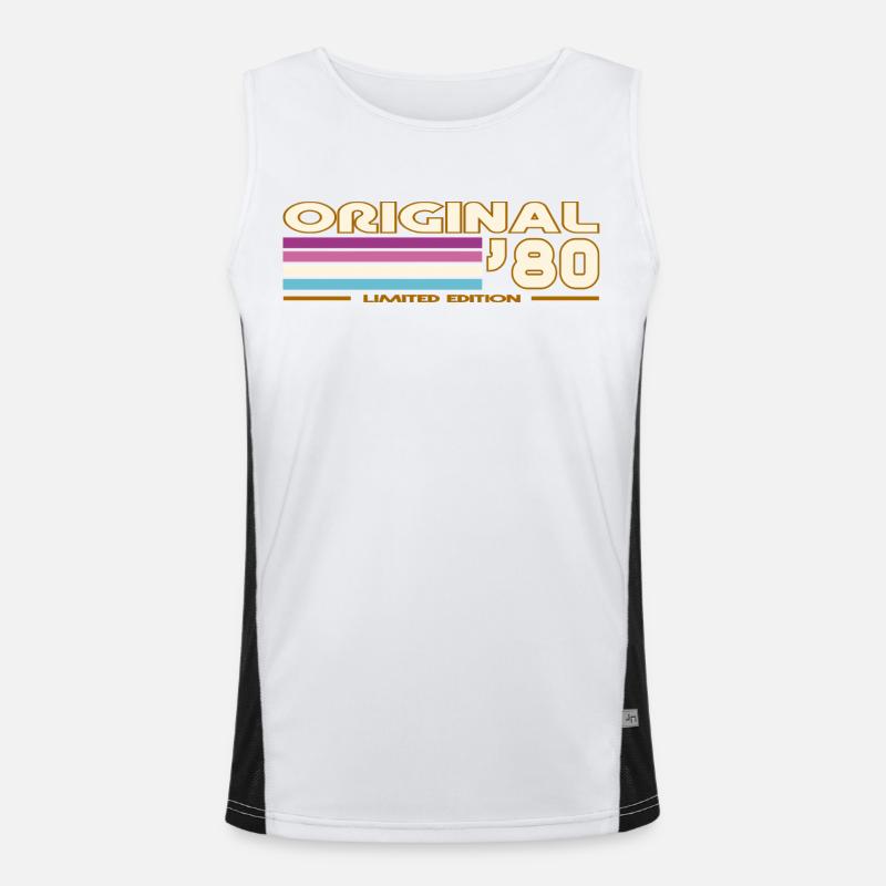 1980 Men's Functional Contrast Tank Top 