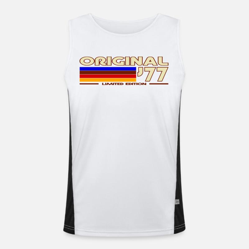 1977 Men's Functional Contrast Tank Top 