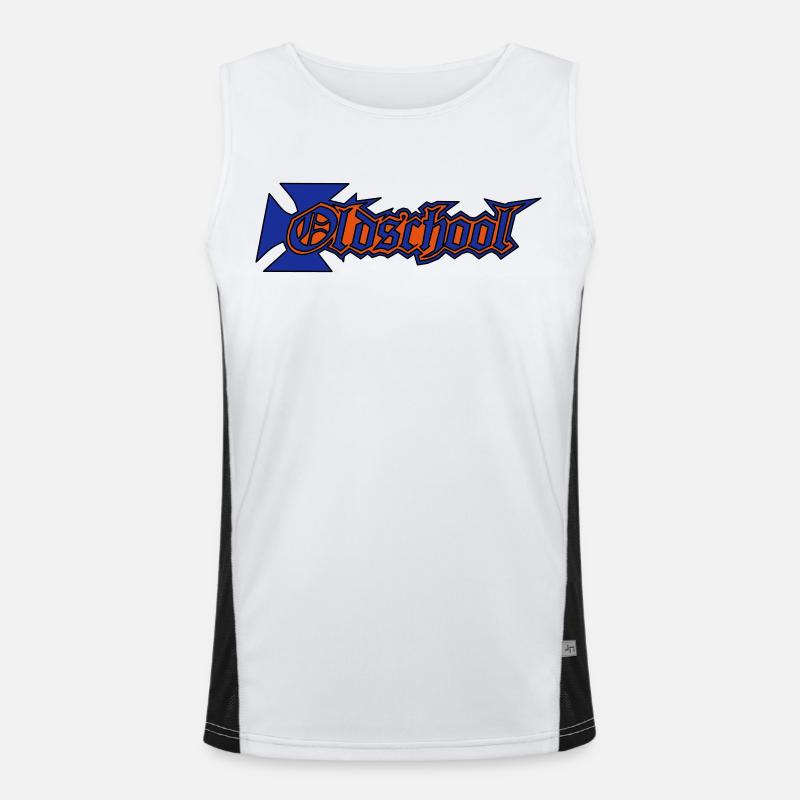 Old School - style - cool Funktionelles Kontrast-Tank Top für Männer 