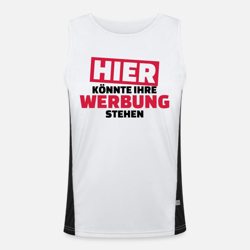 Werbung Funktionelles Kontrast-Tank Top für Männer 