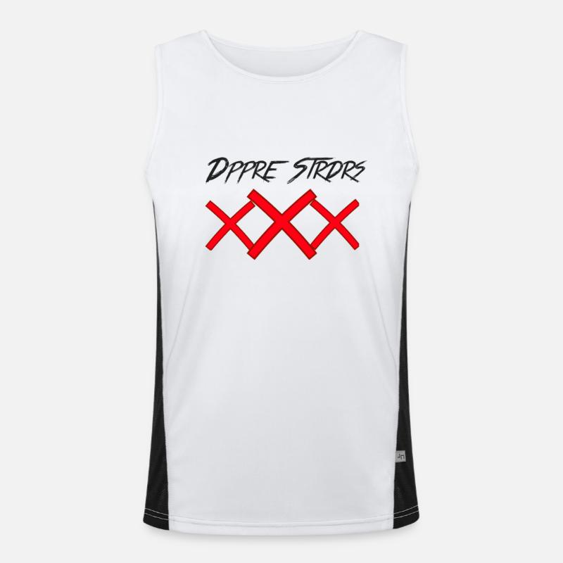 Tapfere Krieger Funktionelles Kontrast-Tank Top für Männer 