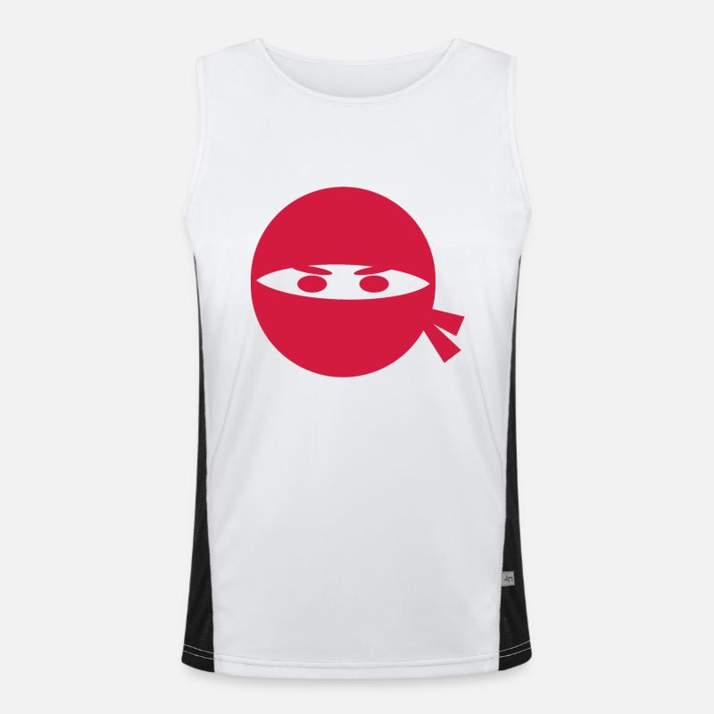 Ninja head Men's Functional Contrast Tank Top 