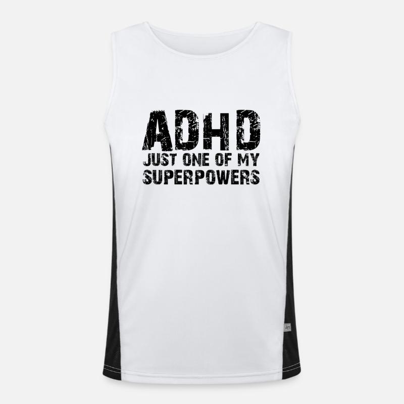 ADHD Men's Functional Contrast Tank Top 