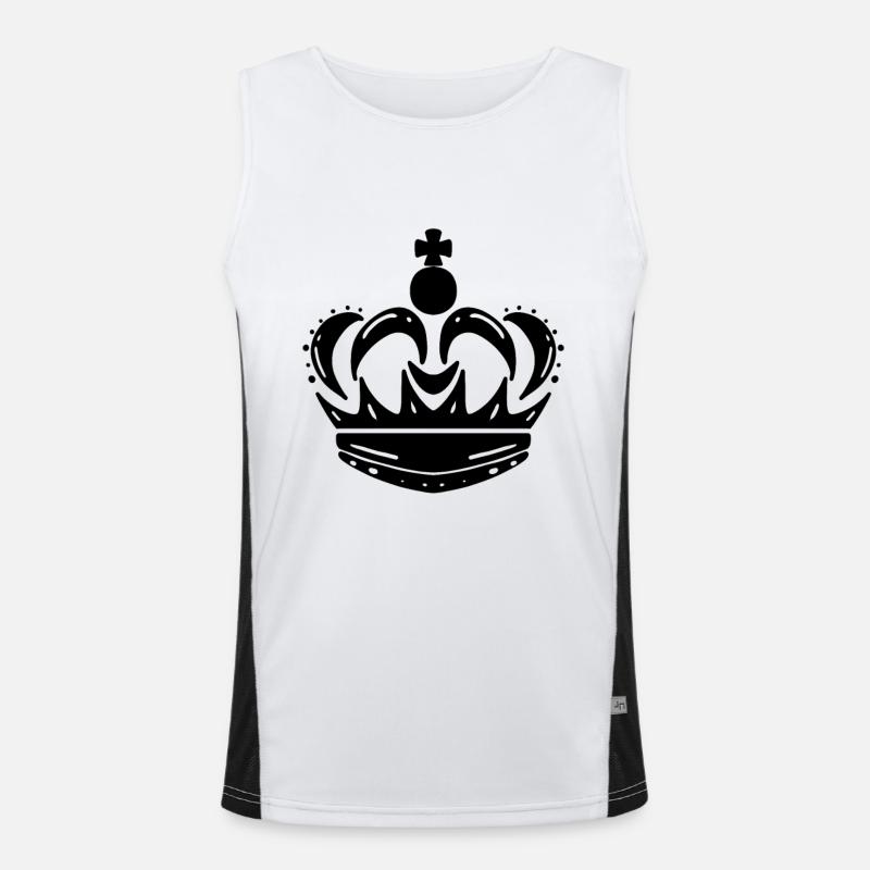 crown Men's Functional Contrast Tank Top 