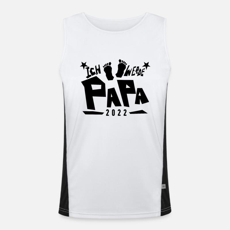 Papa Loading 2022 Funktionelles Kontrast-Tank Top für Männer 