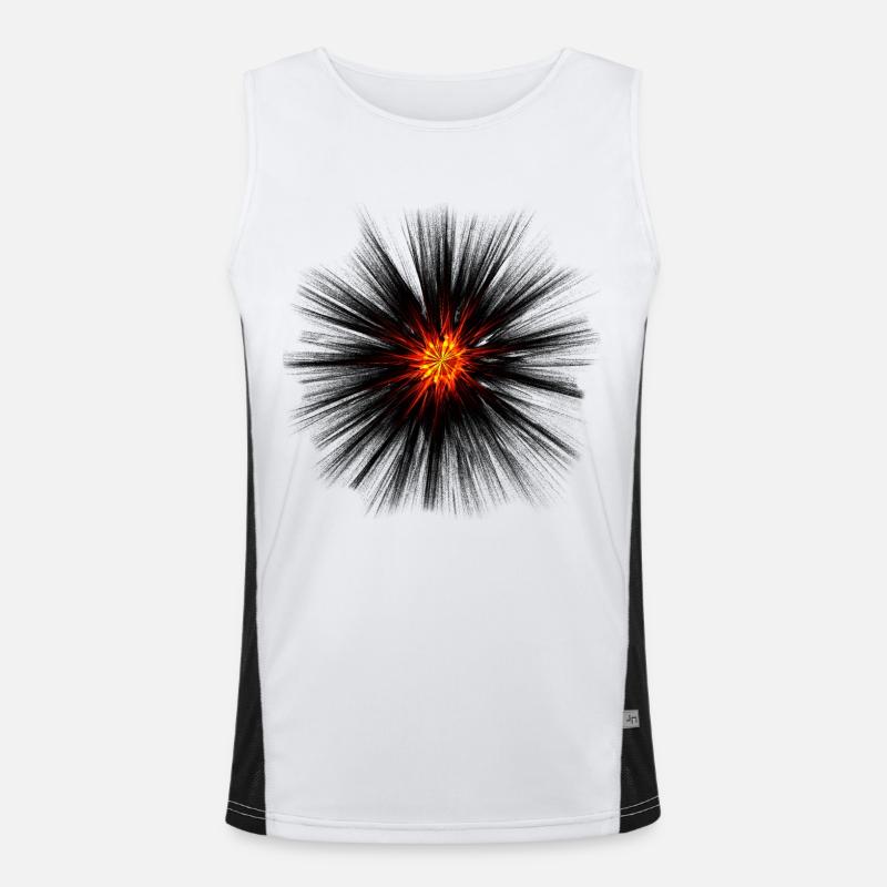 Dark Explosion Men's Functional Contrast Tank Top 