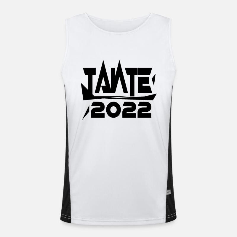 Werdende Tante 2022 Loading Nachwuchs Funktionelles Kontrast-Tank Top für Männer 