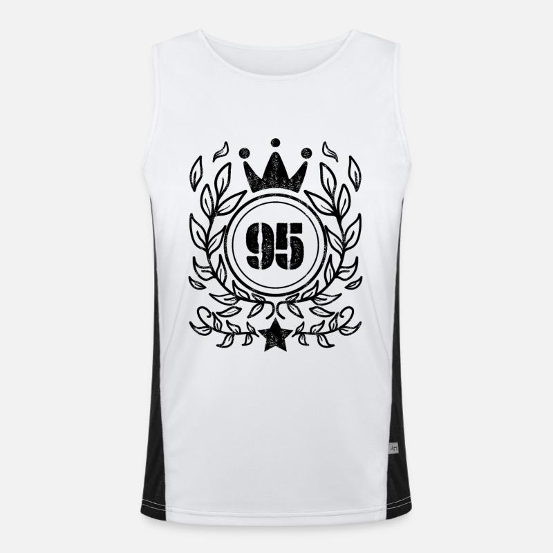 95 - Année de naissance Année de naissance 1995 Débardeur respirant contrasté Homme 