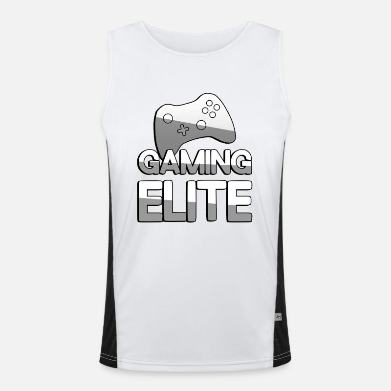 GAMING ELITE + Controller - Gaming Men's Functional Contrast Tank Top 