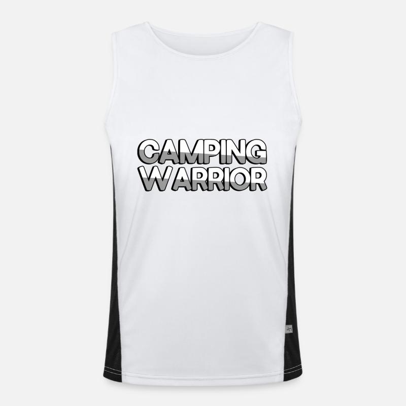 CAMPING WARRIOR - Camping Funktionelles Kontrast-Tank Top für Männer 