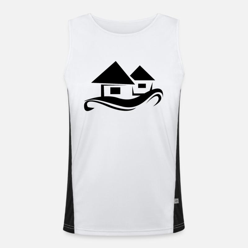 Maison Débardeur respirant contrasté Homme 