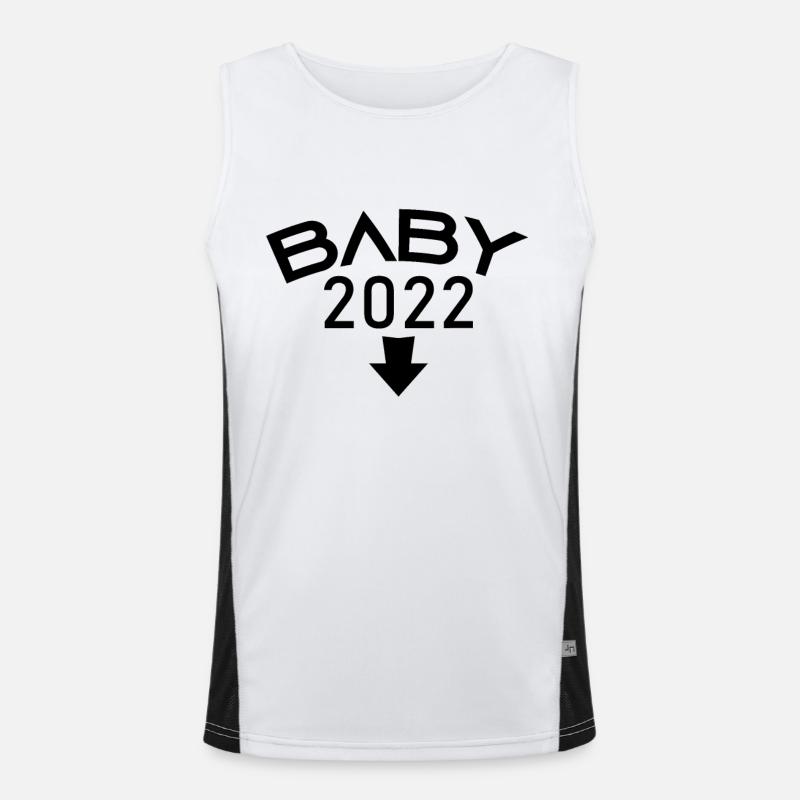 Bébé 2022 - Naissance Enceinte 2022 Débardeur respirant contrasté Homme 
