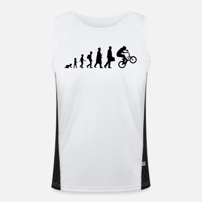 Entwicklung des BMX Funktionelles Kontrast-Tank Top für Männer 