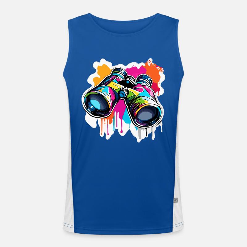 Binoculars / Observation / Observation / Adventure Men's Functional Contrast Tank Top 