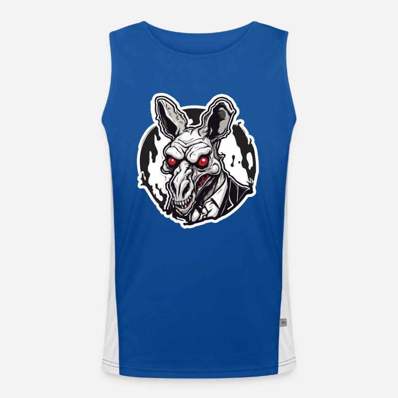 Känguru / Tier / Australien / Beuteltier / Outback Funktionelles Kontrast-Tank Top für Männer 