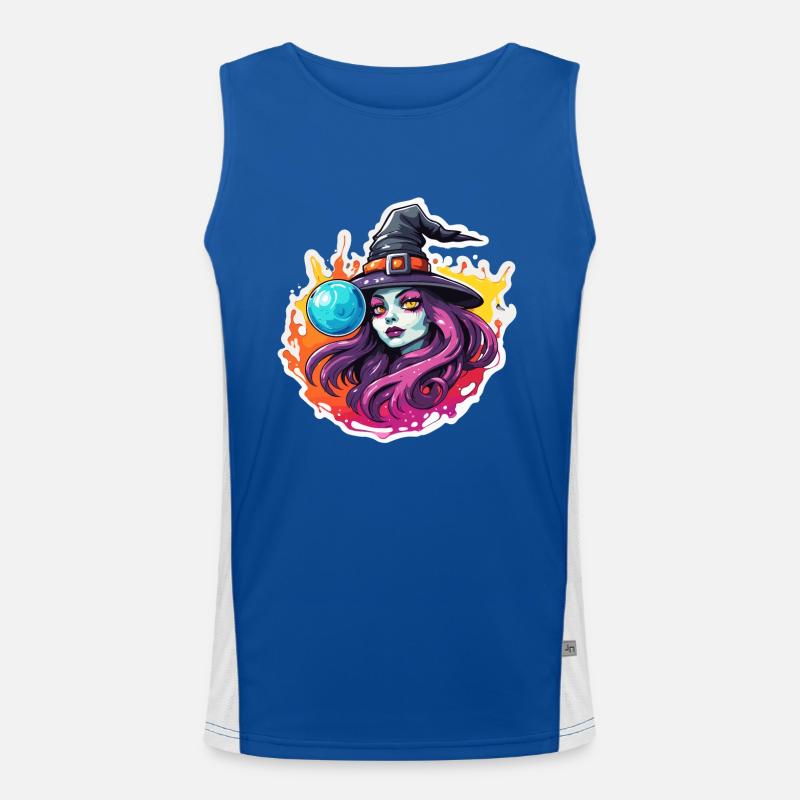 Witch / Magic / Witch Ritual / Fairy Tale / Spell Men's Functional Contrast Tank Top 
