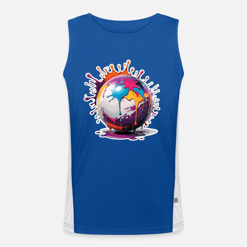 Magic Ball / Crystal Ball / Fortune Telling Men's Functional Contrast Tank Top 