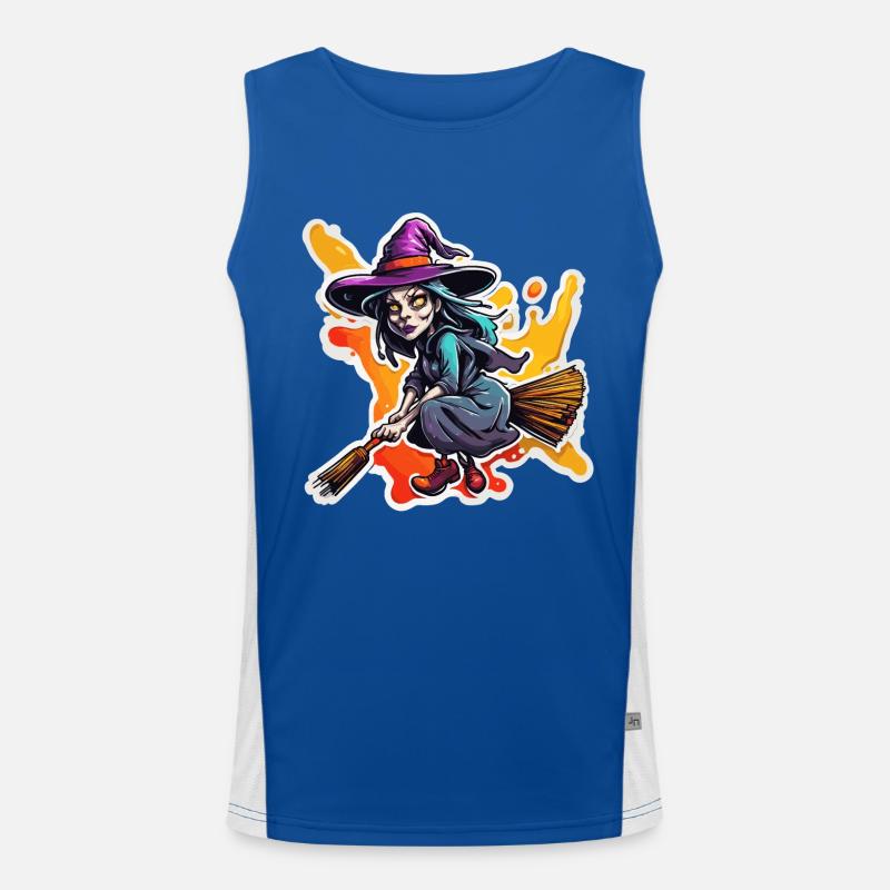 Witch / Magic / Witch Ritual / Fairy Tale / Spell Men's Functional Contrast Tank Top 
