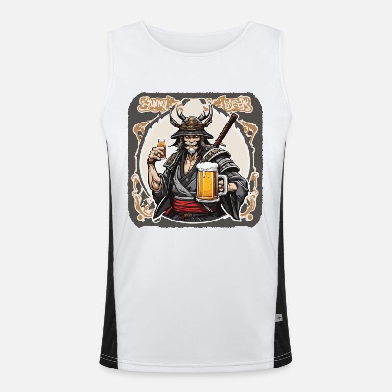 Samurai / Japanisch / Harakiri / Katana / Mann Funktionelles Kontrast-Tank Top für Männer 