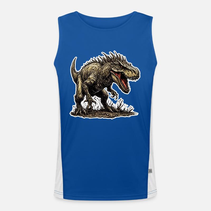 Dinosaurier / Tier / Urzeit / Reptil / Jungs Funktionelles Kontrast-Tank Top für Männer 