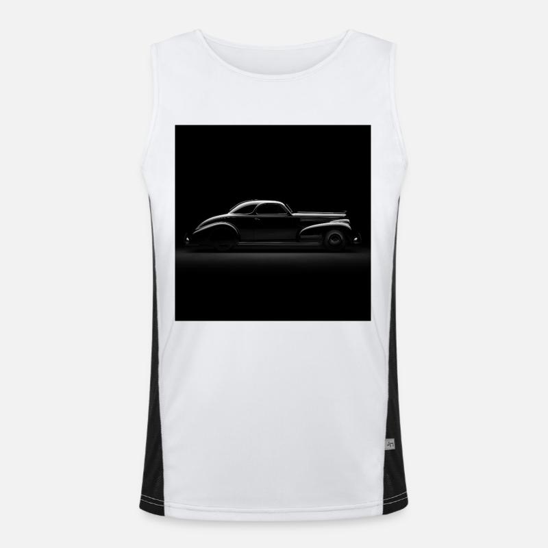 Piano lacquer Men's Functional Contrast Tank Top 