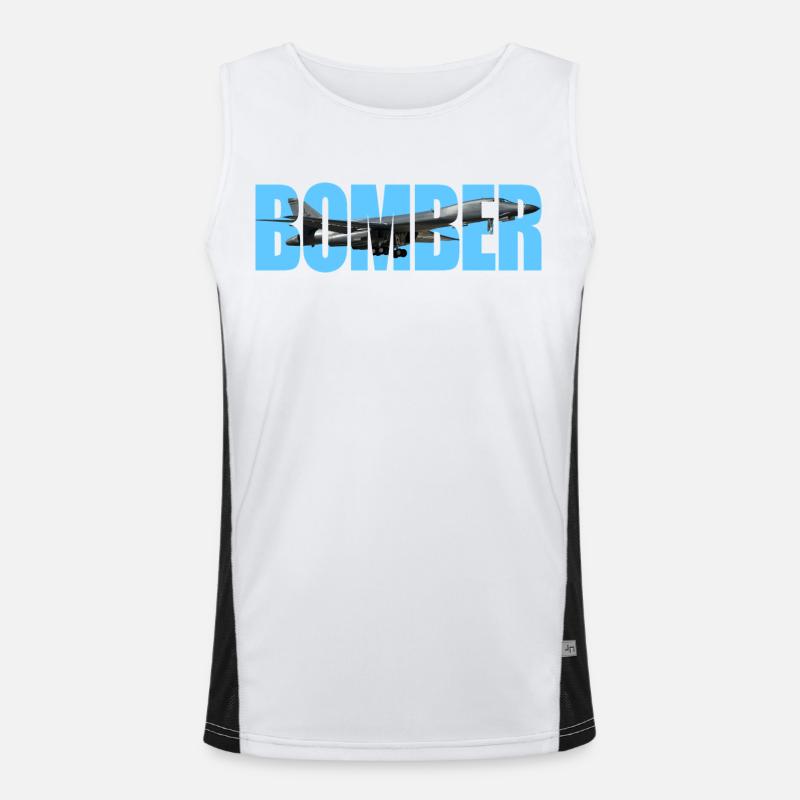 Bomber B-1B Lancer Men's Functional Contrast Tank Top 