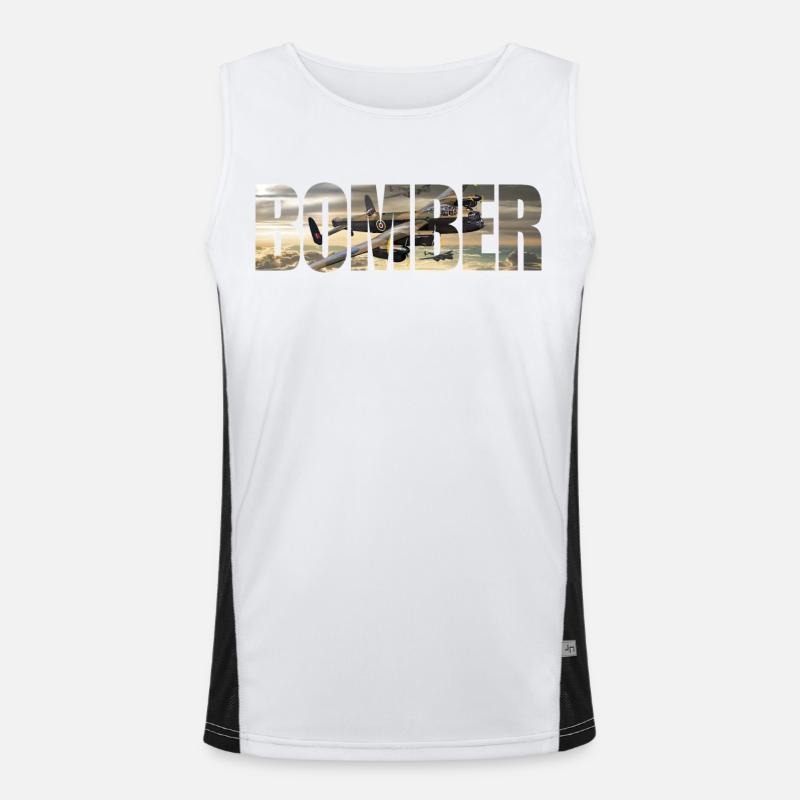 Bomber Avro Lancaster Men's Functional Contrast Tank Top 