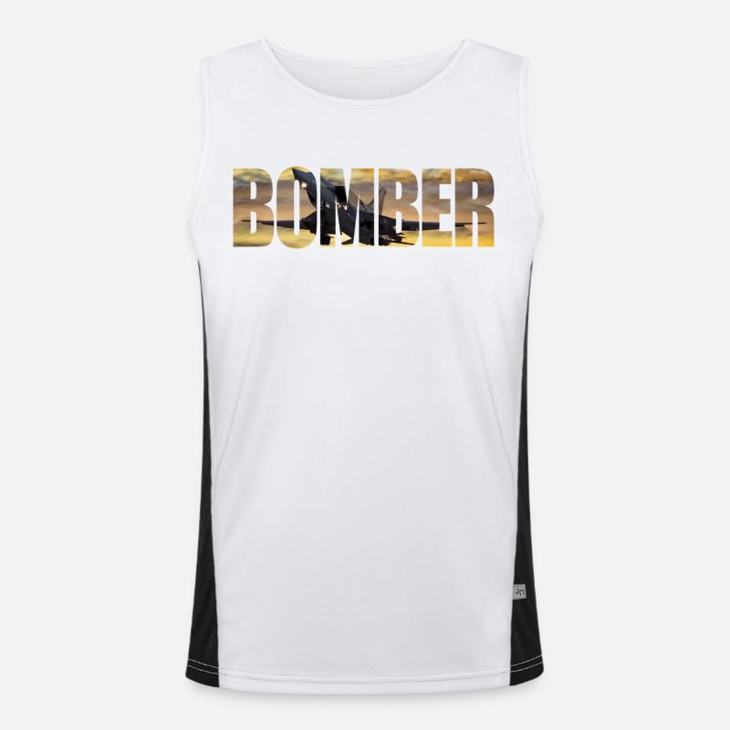 Bomber Tu-22 M3 Funktionelles Kontrast-Tank Top für Männer 