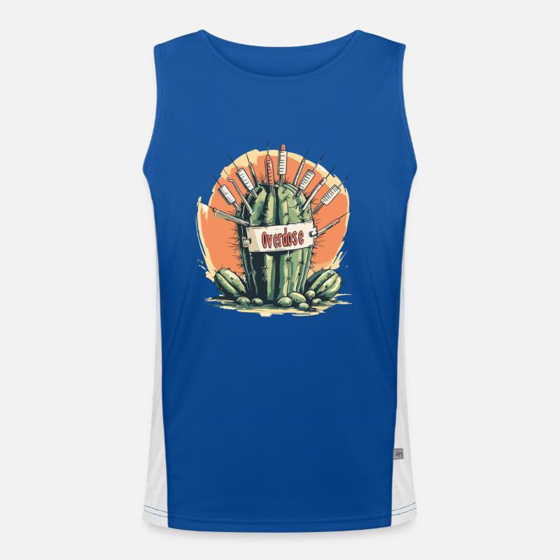 Cactus conifère Débardeur respirant contrasté Homme 