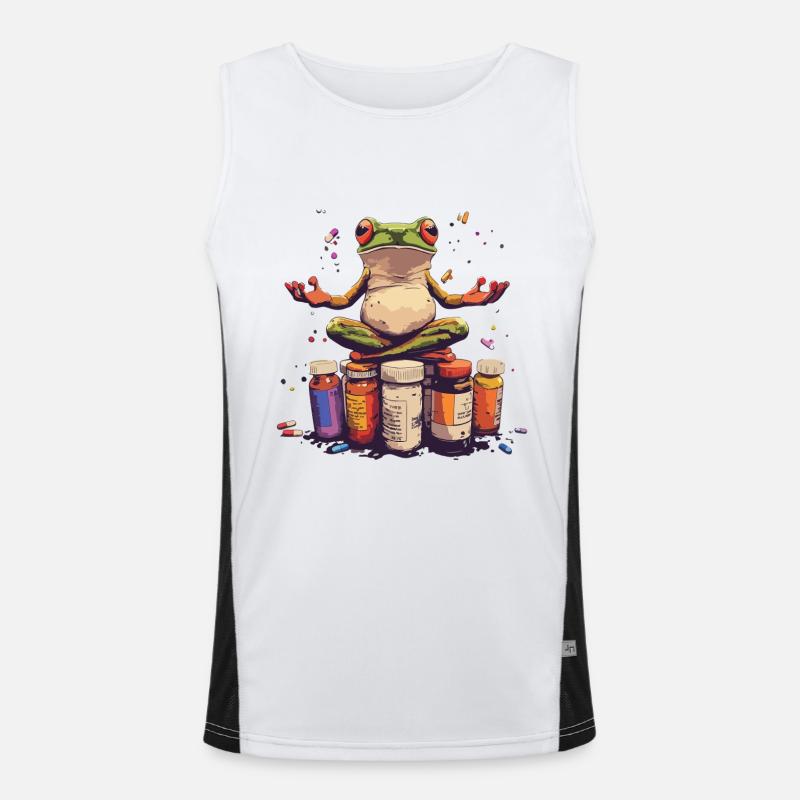 Rauschfrosch Funktionelles Kontrast-Tank Top für Männer 