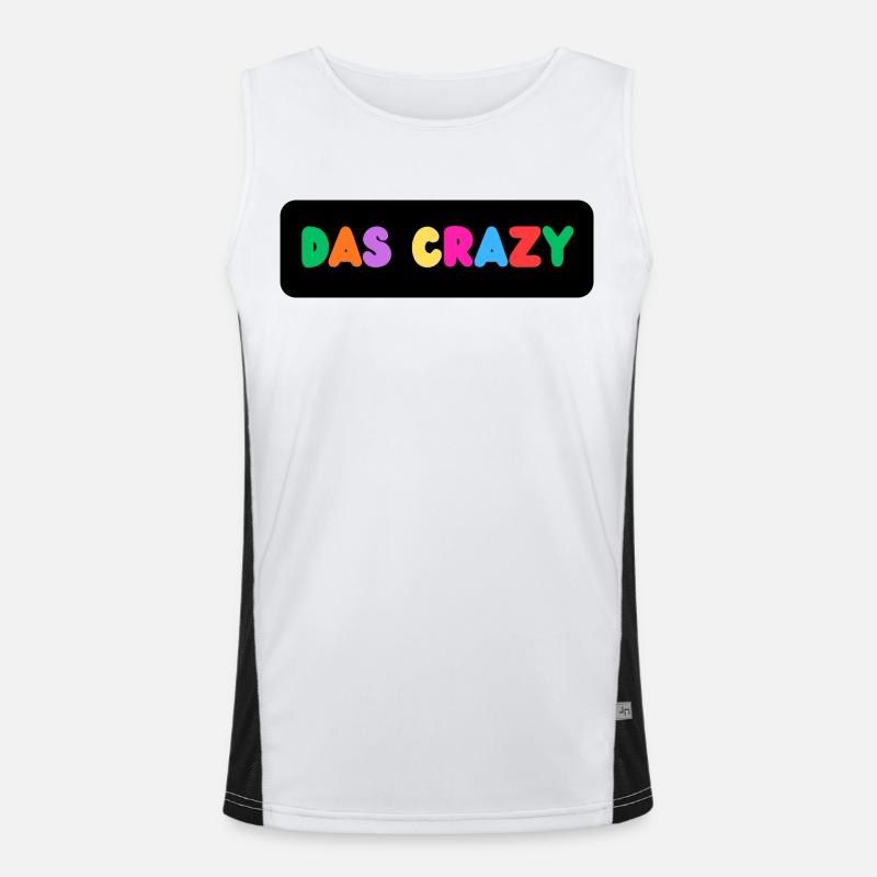 Das Crazy Funktionelles Kontrast-Tank Top für Männer 