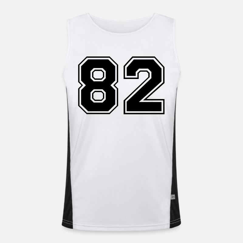 82 Funktionelles Kontrast-Tank Top für Männer 