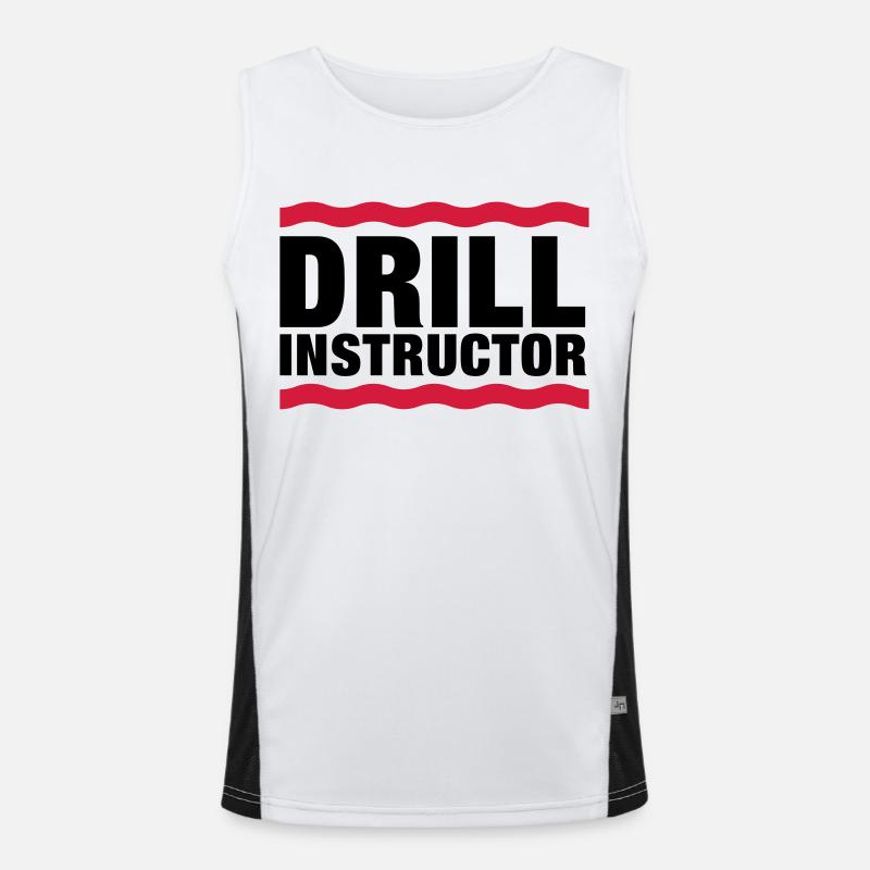drill_instructor__f2 Funktionelles Kontrast-Tank Top für Männer 