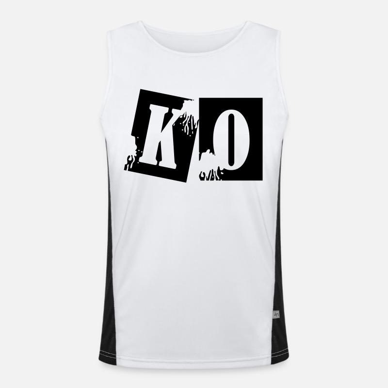ko_boxing_01 Funktionelles Kontrast-Tank Top für Männer 