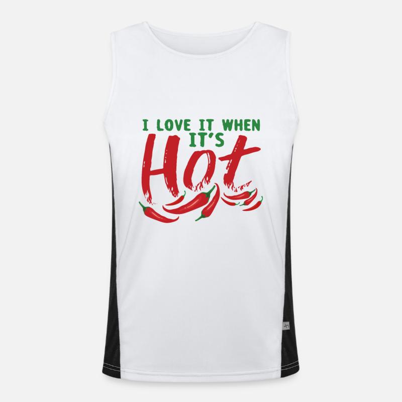 Cooking cook Men's Functional Contrast Tank Top 