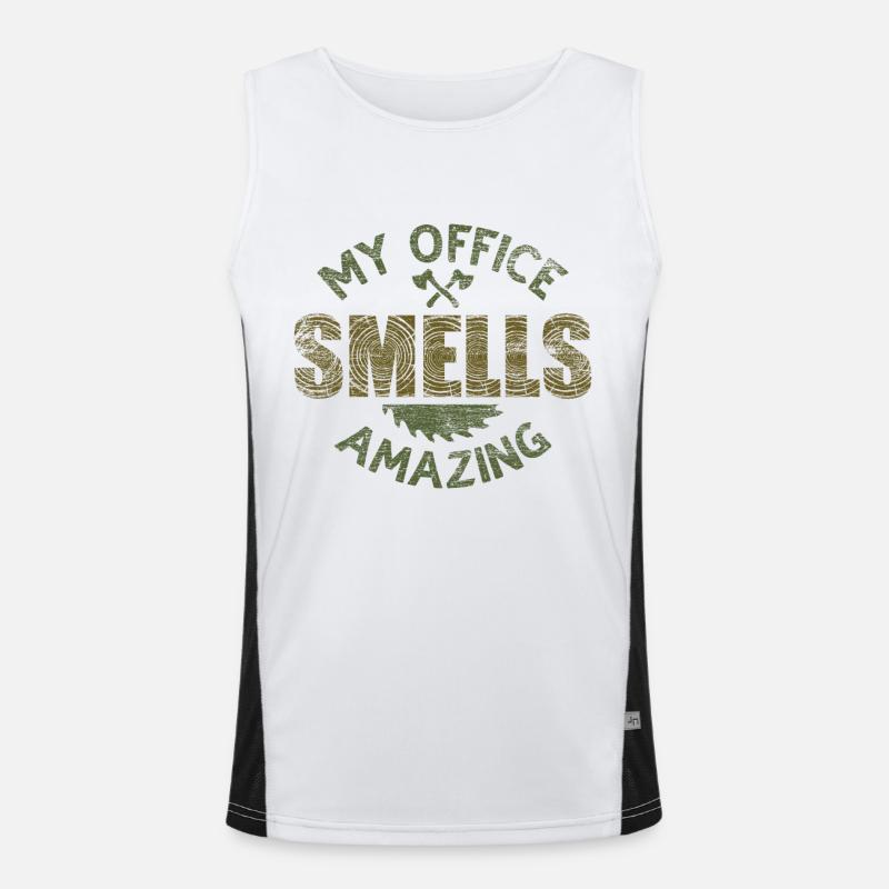 lumberjack Men's Functional Contrast Tank Top 