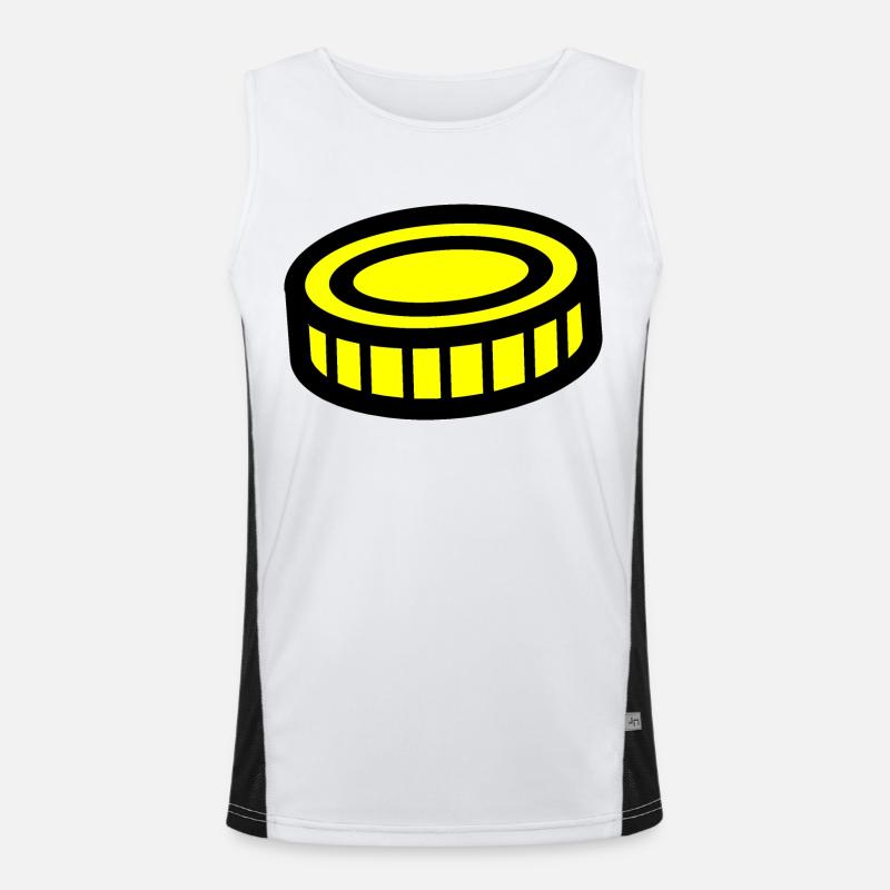 Conception de pièces Débardeur respirant contrasté Homme 