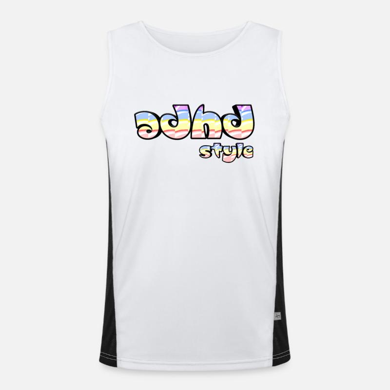 Style Adhd Débardeur respirant contrasté Homme 