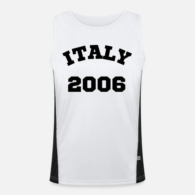 Italy2006 Men's Functional Contrast Tank Top 