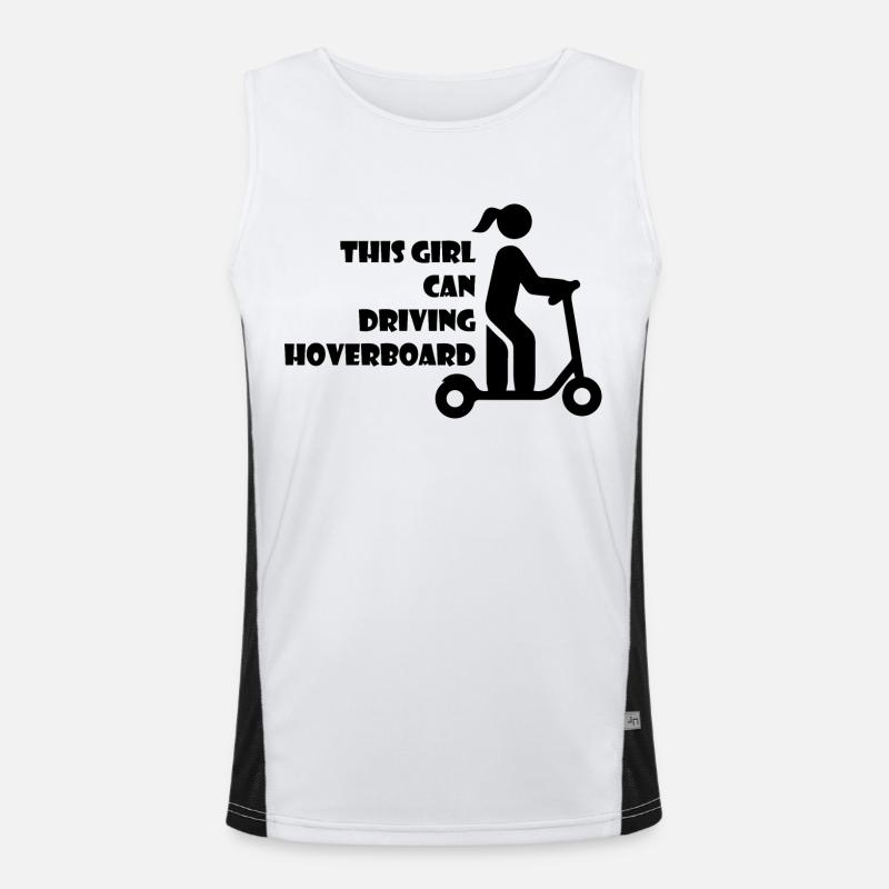 E-Scooter Roller Scooter Débardeur respirant contrasté Homme 