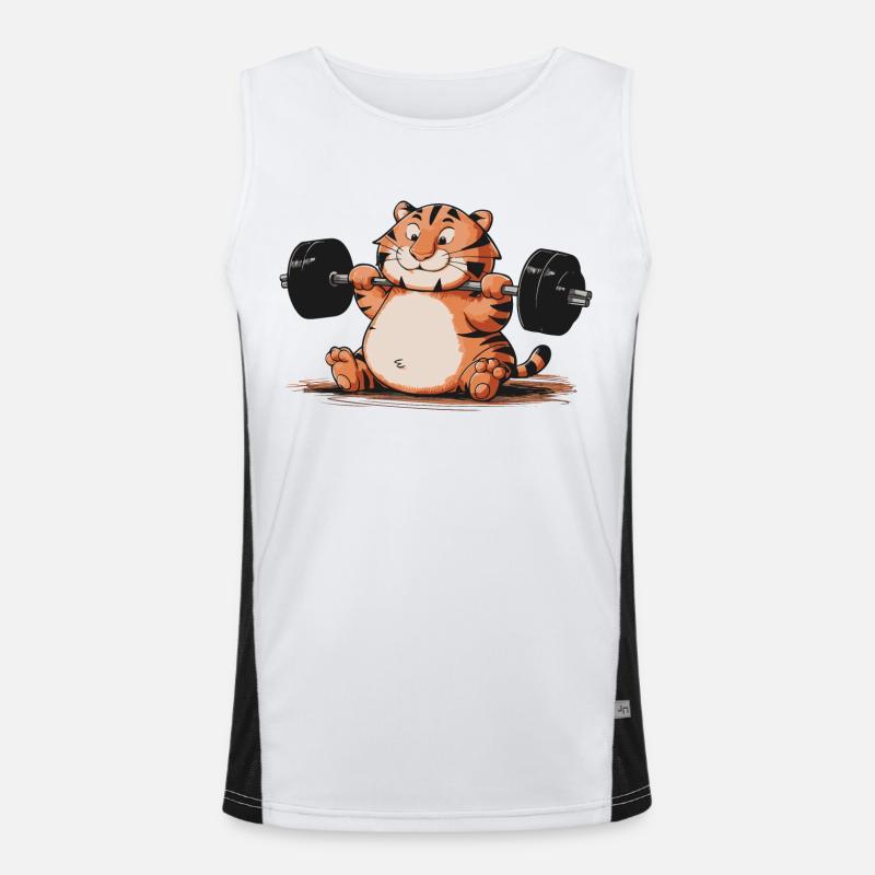 TIGER GYM Men's Functional Contrast Tank Top 