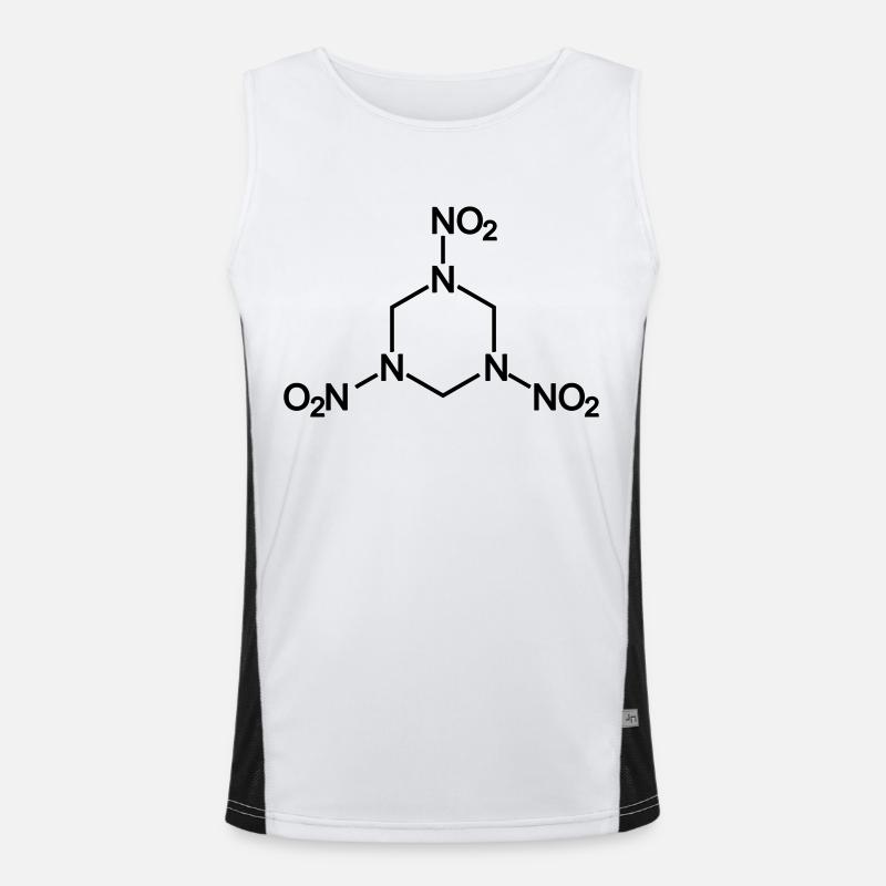 Sprengstoff C4 Hexogen Funktionelles Kontrast-Tank Top für Männer 