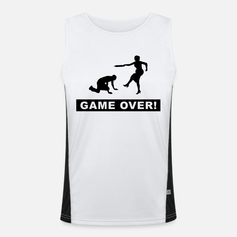 bachelor bachelorette Funktionelles Kontrast-Tank Top für Männer 