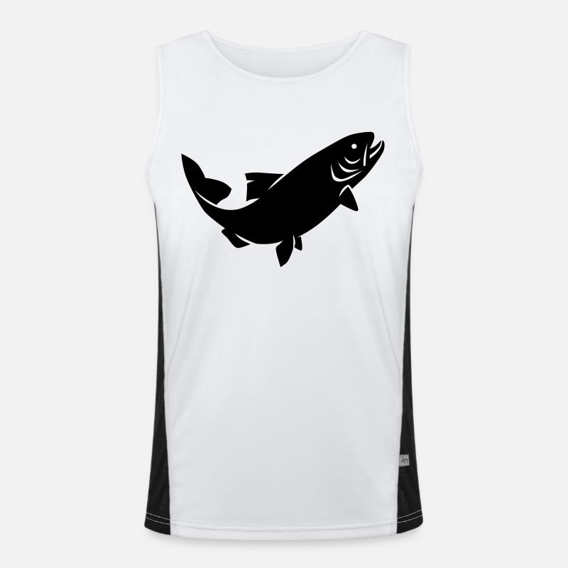Forelle Funktionelles Kontrast-Tank Top für Männer 